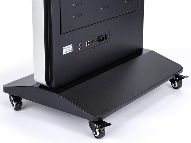 1920x1080P FHD Resolution Floor Standing Lcd Digital Signage Display With 500cd/M2 Brightness