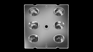 Wholesale 5050 / 3535 LED Light Lens 6 In 1 Dimension 50*50mm For LED Street Lighting from china suppliers