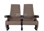 IMAX Luxury Swing Back Commercial Cinema Seats , Movie Theater Chairs Retractabl
