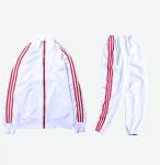 Dry Fitted Striped 100% Cotton Mens Sports Tracksuits High Street Style