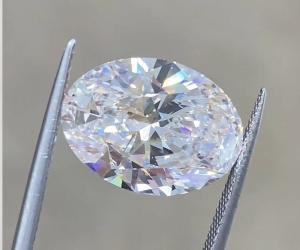 Wholesale 10 mohs Lab Created White Diamonds 1 Carat Oval Loose Diamond DEF Setting Jewelry from china suppliers