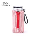 Zipper Closure Canvas 70*130mm Water Bottle Sleeve