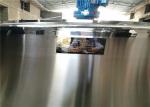 Food Grade Stainless Steel Tanks / Stainless Steel Blending Tanks For Ice Cream