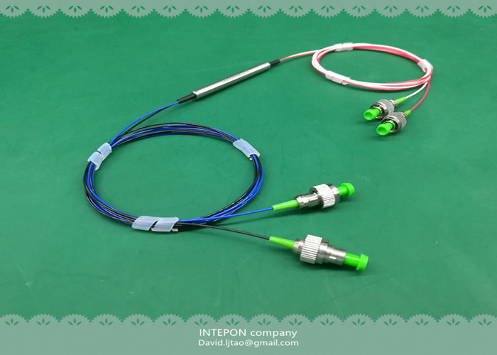 Fiber optic circulator, made in China, 1625nm, 4 ports, 5.5x60mm.