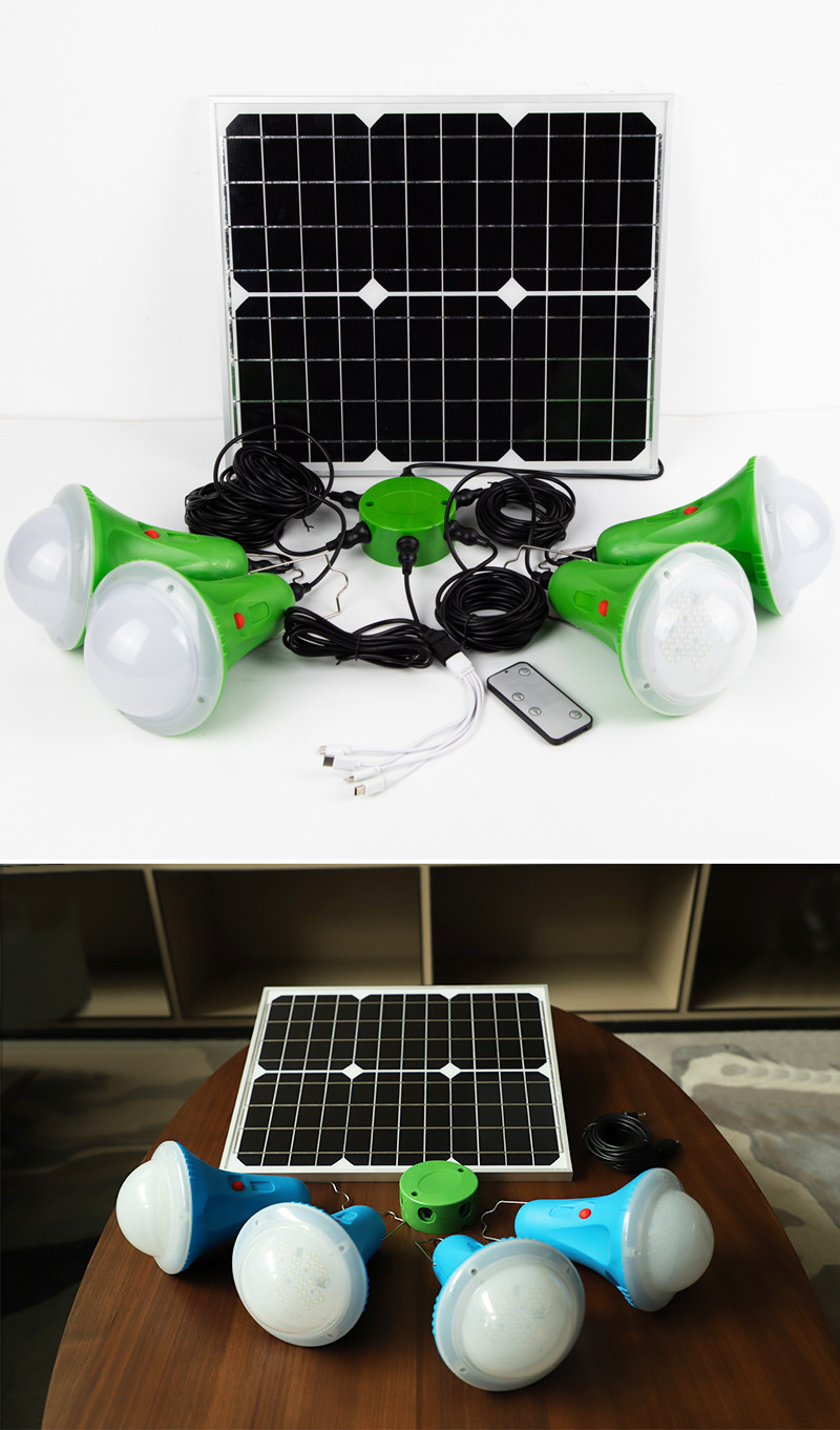 Cell Type Solar Powered Light Lithium Build-In Battery With Switch Emergency Rechargeable