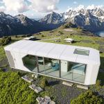 Stay Insulated and Comfortable Space Capsule Houses Polyurethane Panels Steel