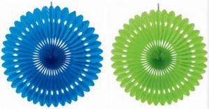 Wholesale Color Paper Craft Fan, 28 Grams Type Paper, Size: 8 inch, 10 inch, 12 inch, 14 inch, 16 inch; Color: Red, Yellow, Blue, from china suppliers
