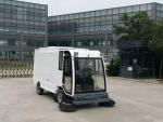 Metal / Coil Snow Sweeper Machines Battery Power Brush Sweeper For Outdoor