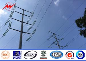 Wholesale Polygonal Round Outdoor Galvanized Steel Pole 66kV With AWS D 1.1 Welding Standard from china suppliers