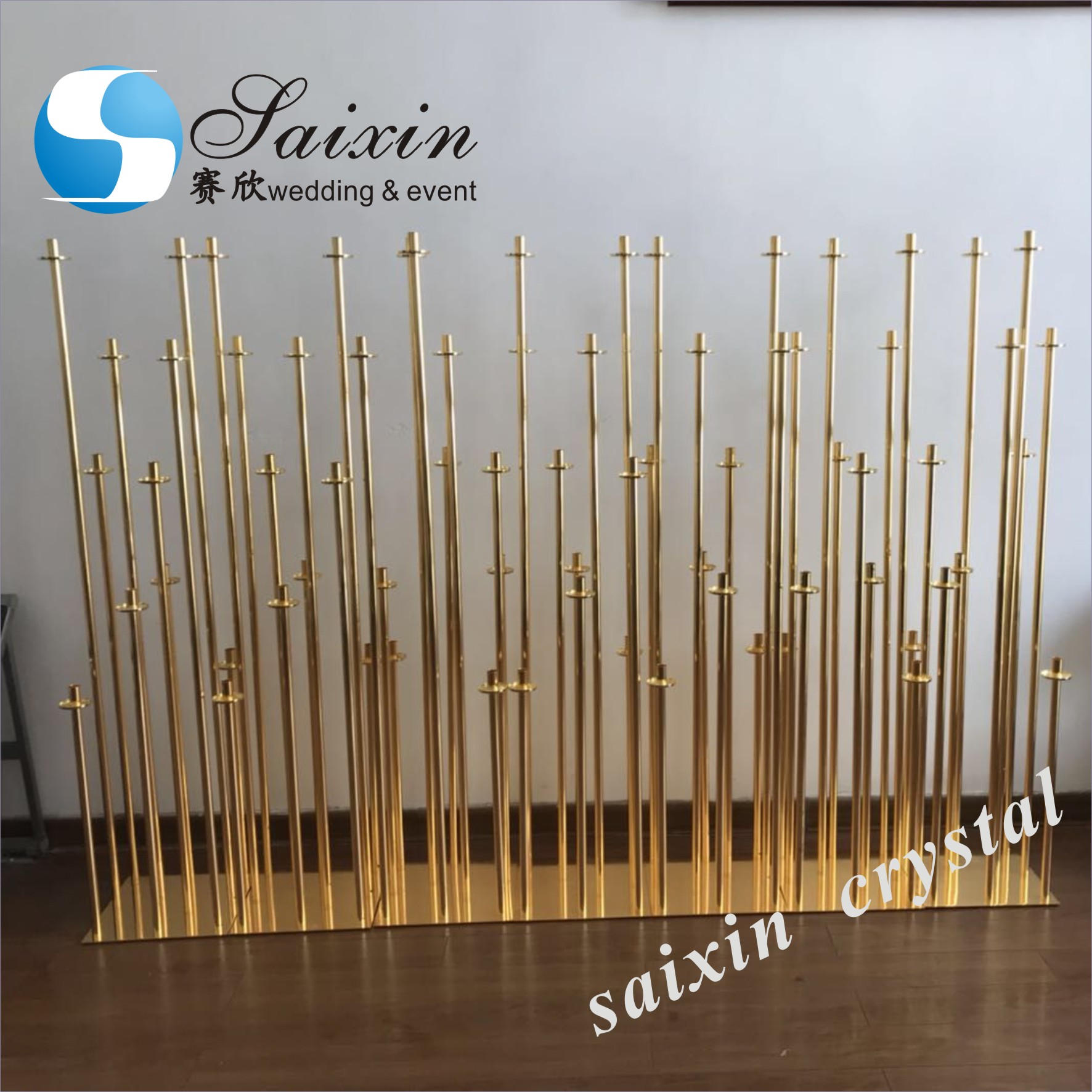 Christmas Wedding Stage Birthday Decoration Backdrop Acrylic Square Pillars Home