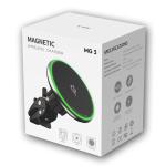 Metal 15w Qi Wireless Charger Portable Magsafe Car Phone Holder