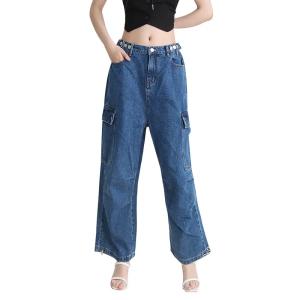 Wholesale high Waist casual pant with zipper women's long pants from china suppliers