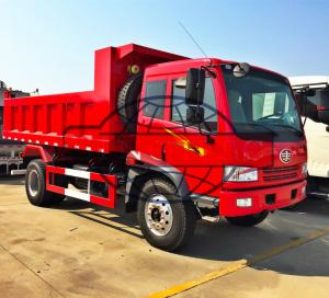 Wholesale Dual Axles 4x2 8 Ton Tipper Truck , 4X2 Light Duty Commercial Dump Trucks from china suppliers