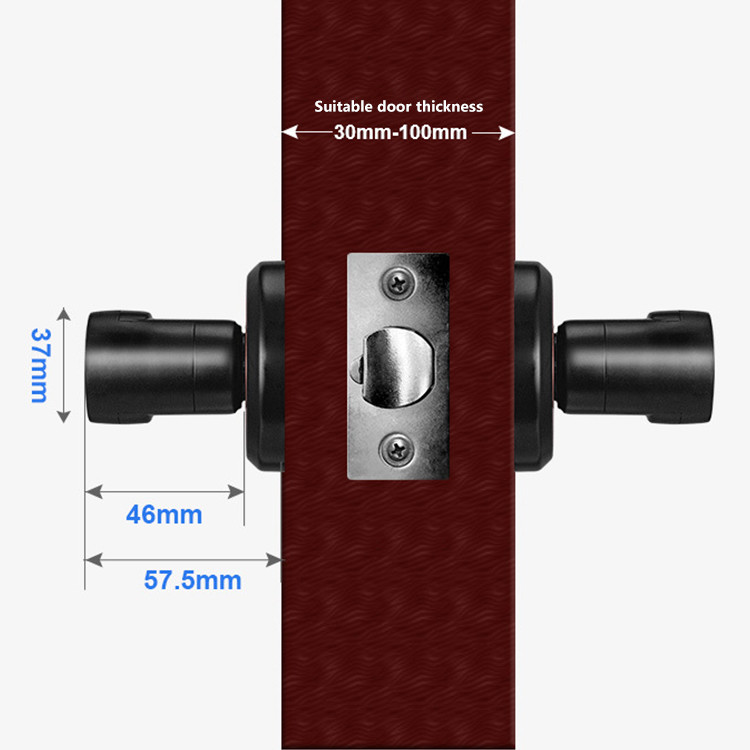 Wireless Smart Handle Door Lock Tuya WIFI Electronic Fingerprint Digital Password