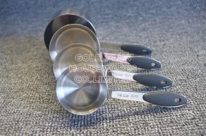 Wholesale 57g 80ml Cooking tools round flat bottom milk powder scoop natural color stainless steel measuring spoon from china suppliers