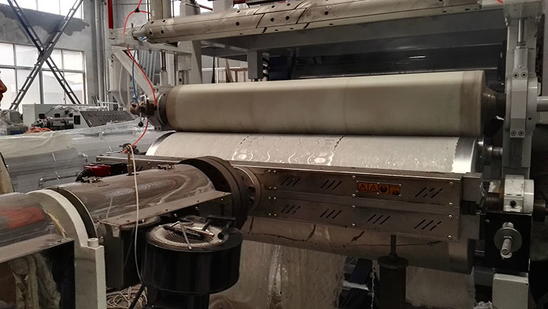 PVC Gilding Tablecloth Lace Making Machine Production Line