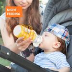 Customized logo USB Portable Travel outdoor PPSU feeding baby warmer bottle gift