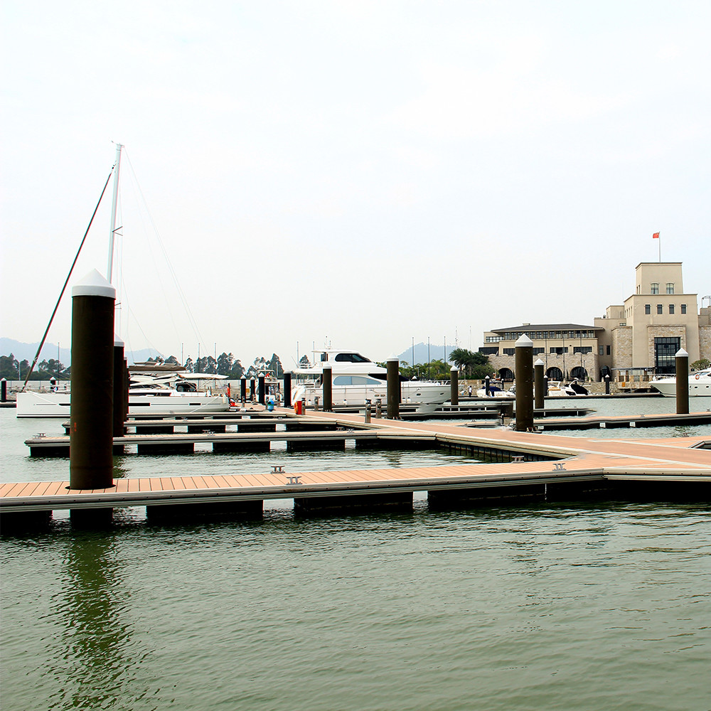 Customized Size And Aluminum Alloy 6061-T6 Floating Finger Dock For Marina Floating Pontoon