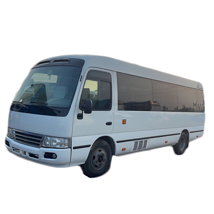 30 Seats Used Toyota Coaster Bus with Max Power of 113/5200kw and Seat Capacity of 30