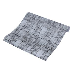 Wholesale Vinyl Adhesive Stone Brick Wallpaper Modern 3D Design for Home Decor Vintage Style from china suppliers