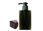 Ribbed Surface Cosmetic PETG Bottle Amber / White / Green Color Custom Tube
