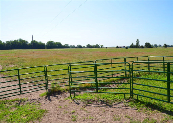 Galvanized 1.2mm Driveway Farm Gate Metal Agricultural With Hingle