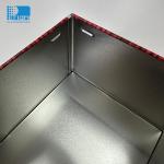 House Shape Candy Tin Can 0.21mm-0.35mm Metal Tinplate Food Tin Packing