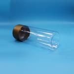 Clear PET Plastic Cookies Candy Baby Food Tall Cylinder Round Food Jars Screw