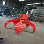 High Quality Hydraulic Orange Peel Excavator Grab for Steel Scrap