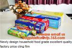 Biodegradable Food Wrap, PE PVC Cling Film, PLA Cling Wrap With Slide Cutter,