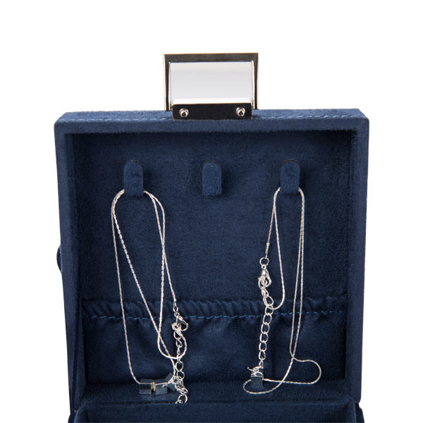 Packaging Fabric Leather Jewelry Box Set Custom Logo / Size Durable For Storage