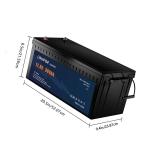 FCC 12v 300ah Lifepo4 Battery Pack With BMS For Marine Fishing Kayak