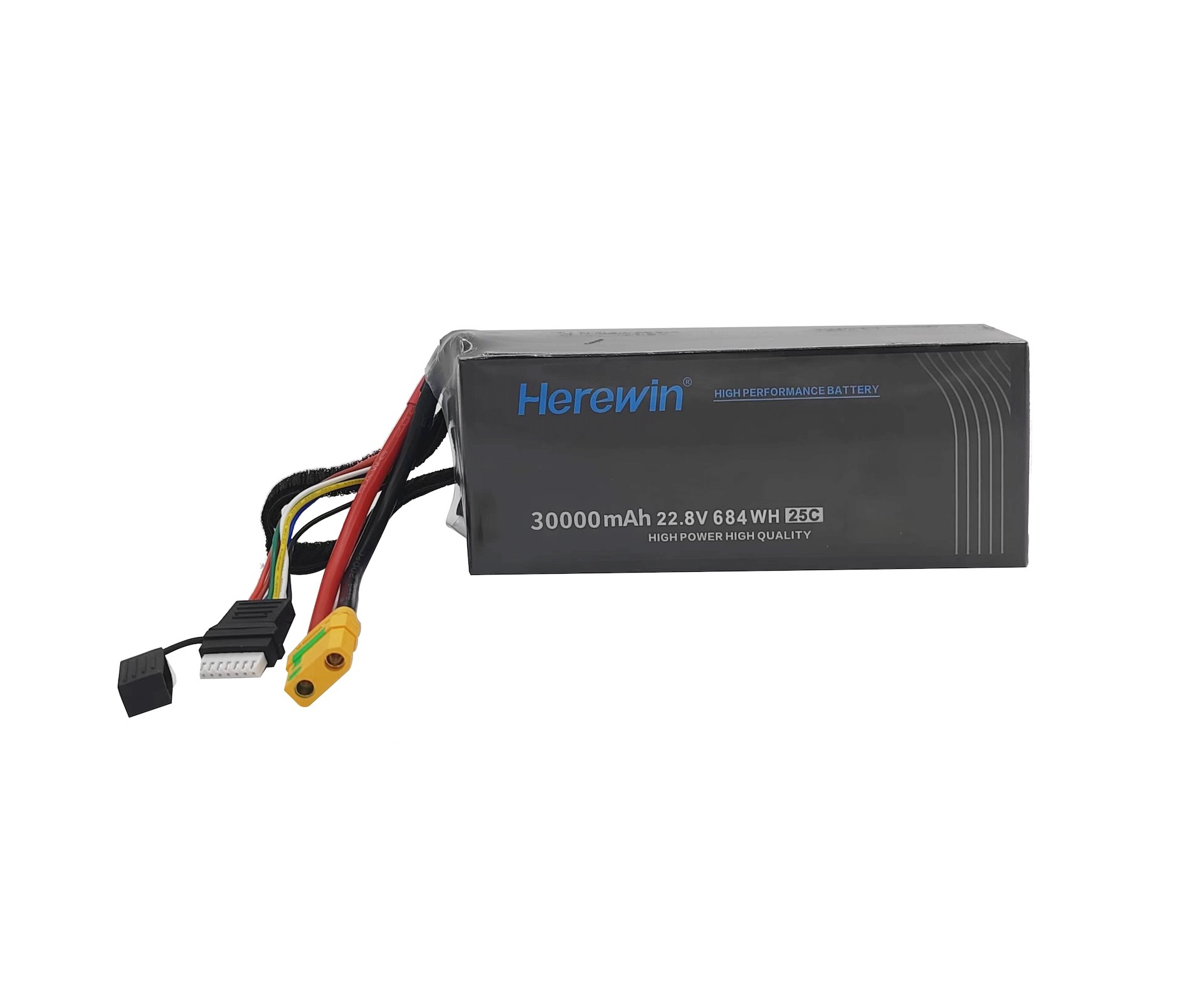 Herewin 30000mAh UAV LiHv Pouch Cell Battery Pack 6S1P 22.8V