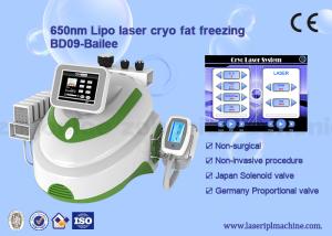 Wholesale Cryolipolysis + lipo laser (8 laser pads) + cavitation + rf vacuum weight loss machine from china suppliers