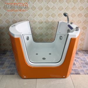 Wholesale Deep Infant Whirlpool Tub Freestanding Acrylic Baby Whirlpool Spa Bathtub from china suppliers