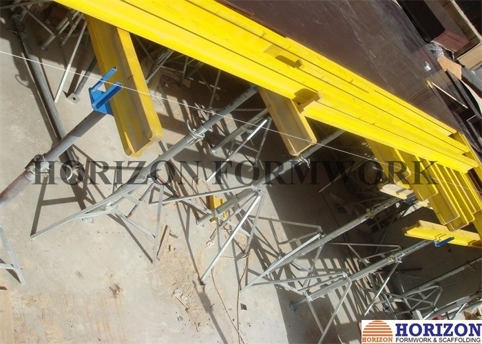 Versatile Floor Slab Formwork Systems EN1065 Prop For Decking Concrete