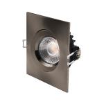 Square Low Profile Dimmable LED Downlights 4 Inches 12w 120v Residential