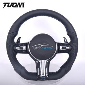 Wholesale M2 M3 M4 Bmw Smooth Perforated Leather Steering Wheel Flat Bottom from china suppliers