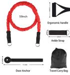1200mm 100lbs Stretching Rubber Band For Strength Training