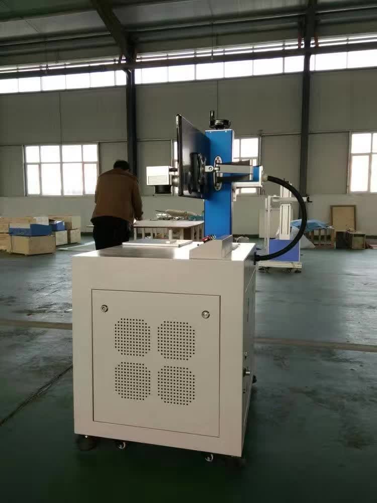 Jewelry / macbook / iphone cover / kitchen ware logo printing 20w laser marking machine with raycus mopa