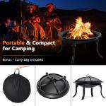 Stocked Portable Smokeless Fire Pit for Outdoor Camping Holiday Selection