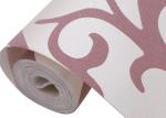 Washable Red Brown Leaf Rustic Floral Wallpaper for Wall Decoration