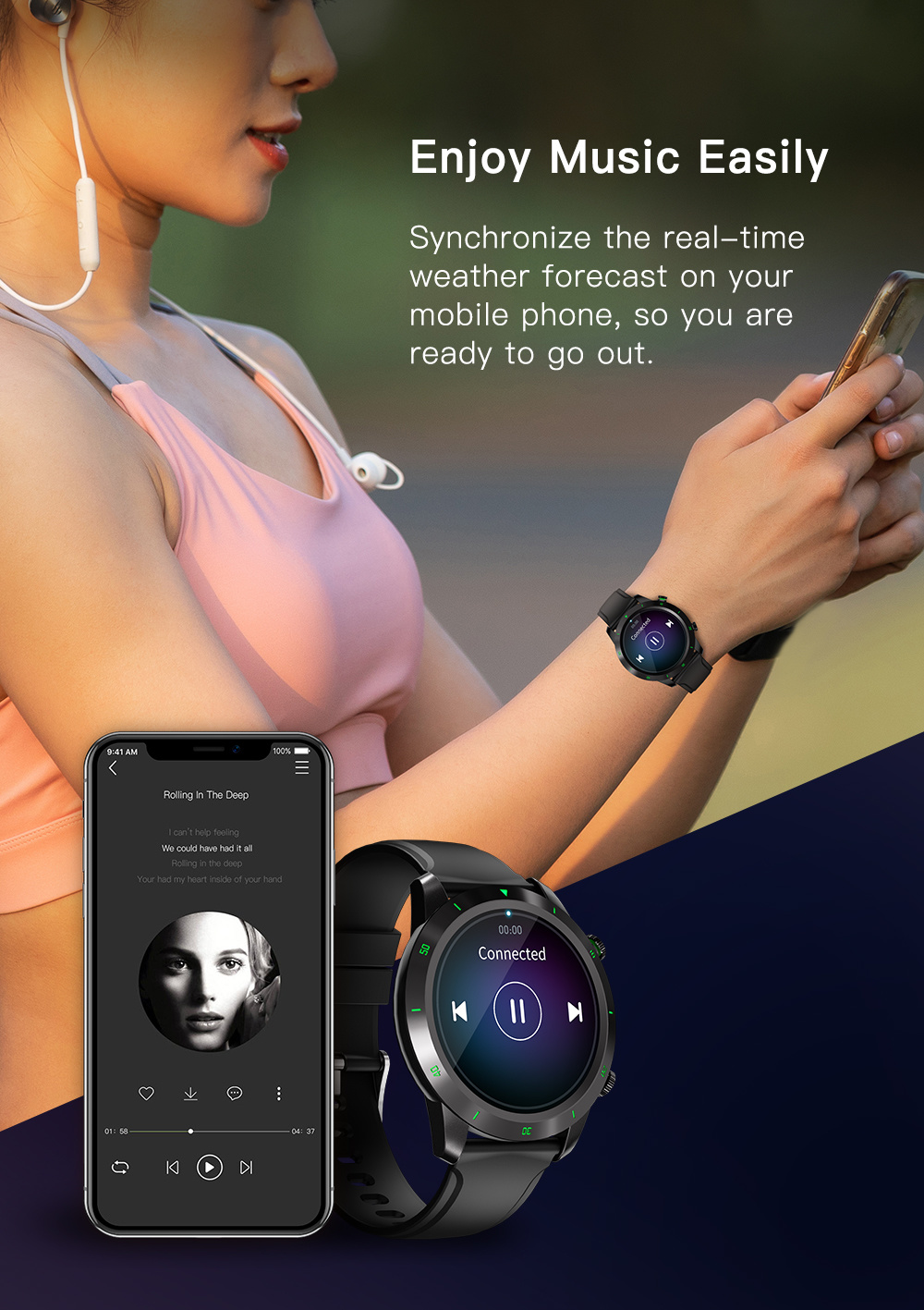 2022 Luxury Zg30t Smart Watch Men Body Temperature Blood Pressure Oxygen Watches Sports Smartwatch Women Vs Hu Awei Gt02