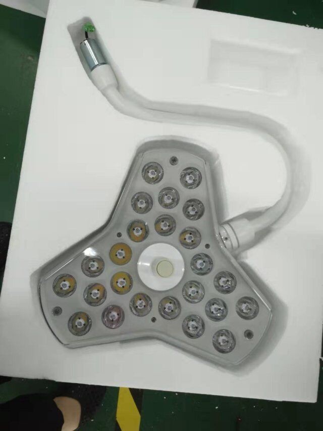 Double Dome Ceiling Mounted LED Surgical Exam Lamp For Surgical Dental Vet Use