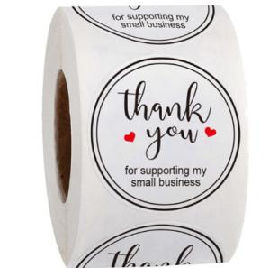 Wholesale PET Business Round Sticker Labels Transparent Personalised Gold Foil Stickers from china suppliers