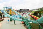 ExcitingLoopBody Slide Aqua Park Fiberglass Water Slides , Platform Height 16m