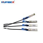 Direct Attach Cable QSFP28 To 4xSFP28 100g DAC Cable , 1M Passive Copper Cable