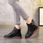 S417 2020 Autumn And Winter New Women'S Shoes Retro Handmade Leather Fashion