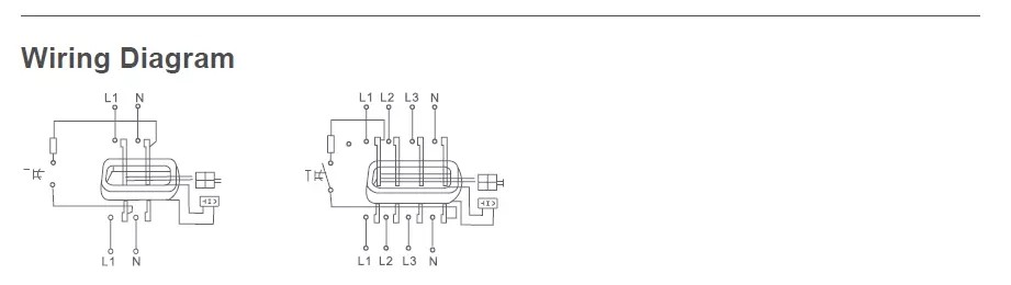 32A 40A 63A 100A 2 Pole Rccb Residual Current Circuit Breaker