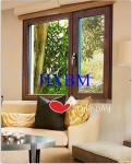 Oak Tilt Turn Wood Replacement Windows , Wooden Double Glazed Windows Customized